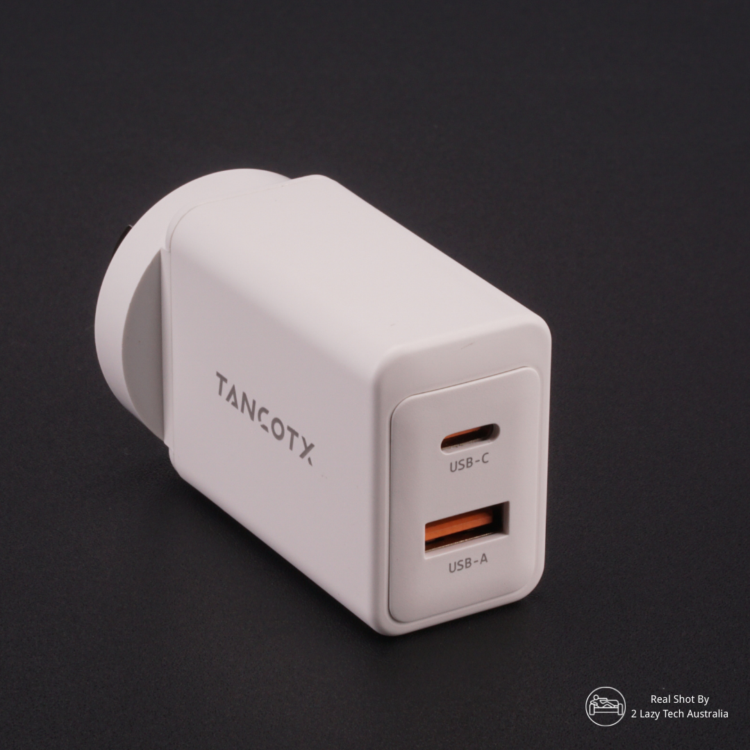 Tancotx PowerCube45 45W Dual-Port Fast Charger White