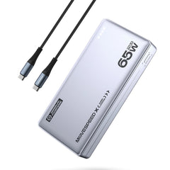 MOVESPEED 65W PD 20000mAh Portable Power Bank - Silver