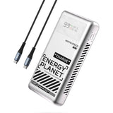 MOVESPEED Energy Planet 25K 3-Port Laptop Power Bank (Silver)