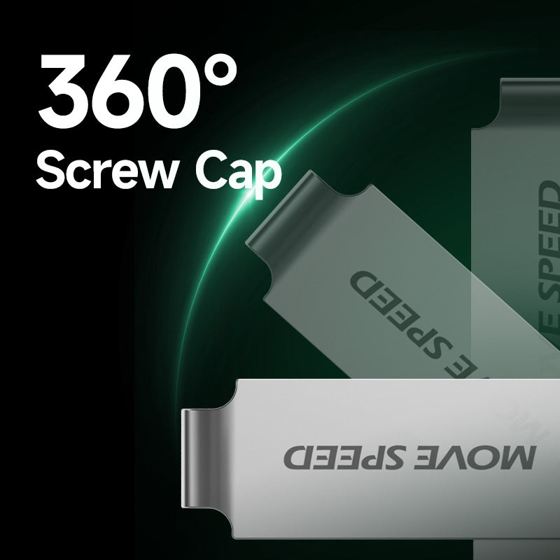 MOVE SPEED 32-128GB YSULDP 2 in 1 USB Type-C Flash Drive
