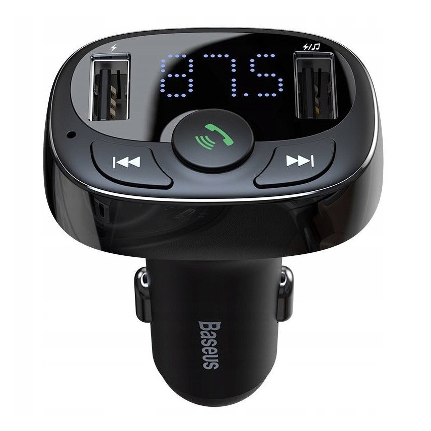 Baseus T Shaped S-09A Car Bluetooth MP3 Player Black