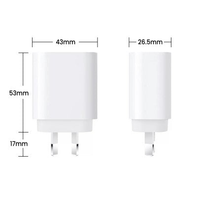 iQuick PD3.0 Type-C Charger 20W (White)