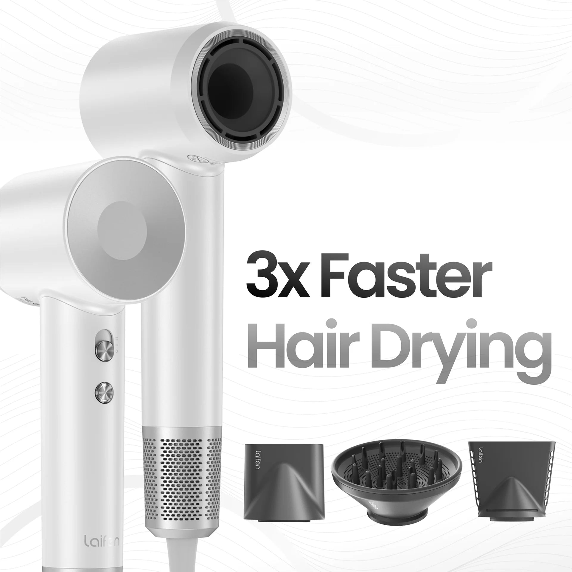 Laifen Swift Special High Speed Hair Dryer Bundle