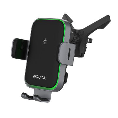 iQuick RX3 15W Wireless Charging Induction Car Mount Black