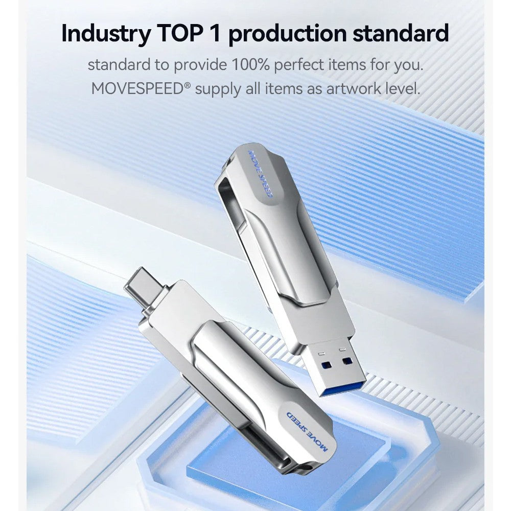 MOVE SPEED YSULDP  2 in 1 USB Type-C Flash Drive